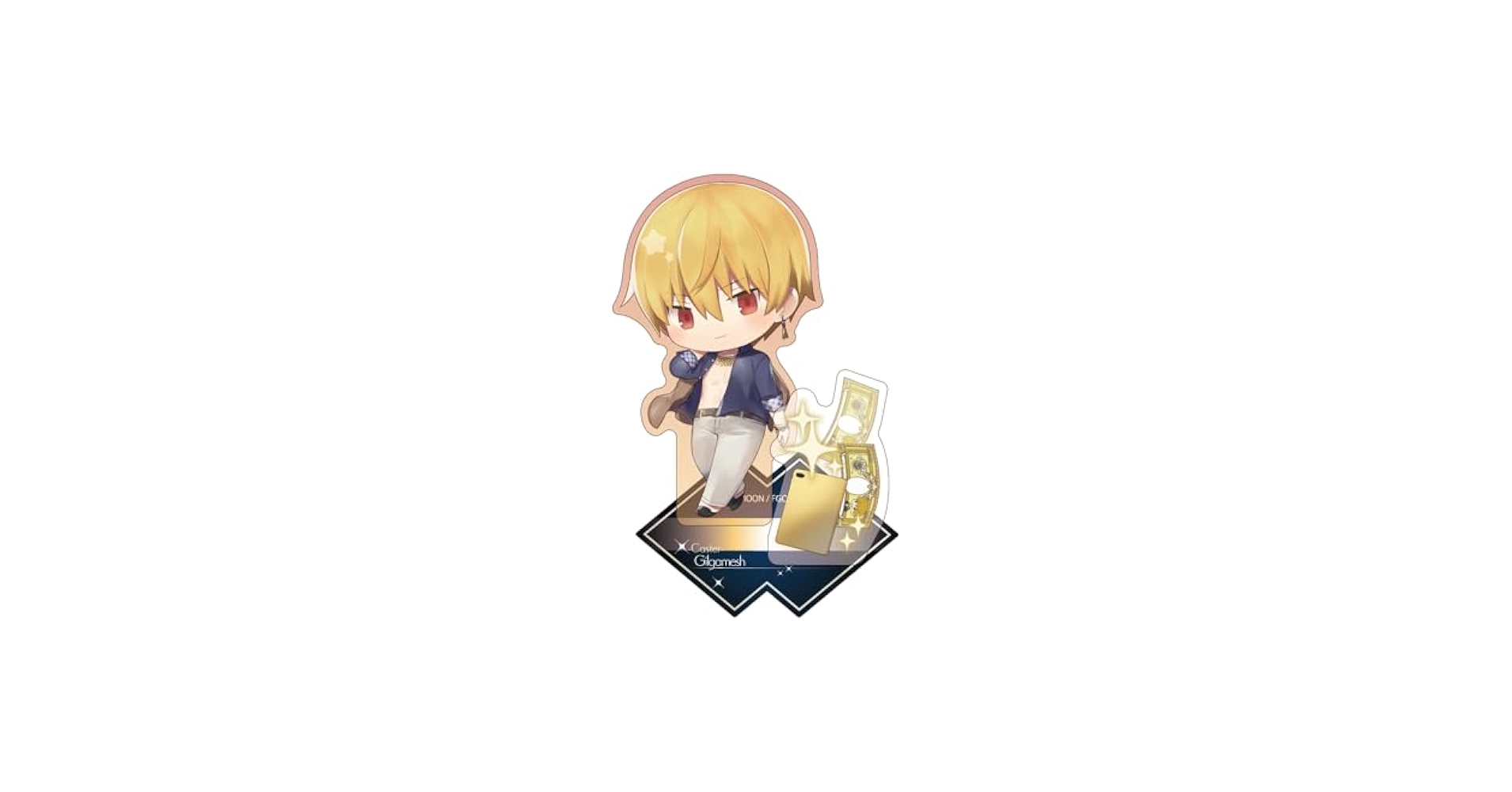 Fgo ギルガメッシュ Spoon ビジュアルアクリルプレート セット Fate/Grand Order ギルガメッシュ ビジュアルアクリルプレート